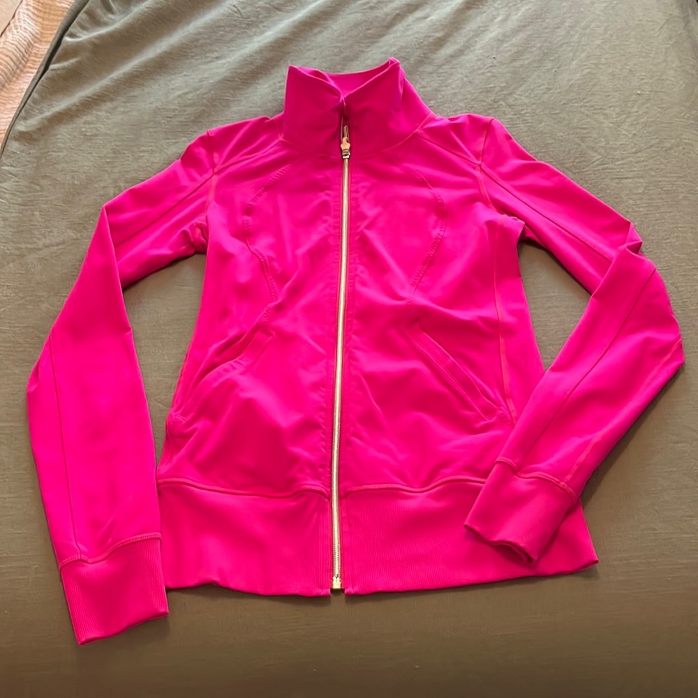 Lululemon jacket! Hot pink! Size 6